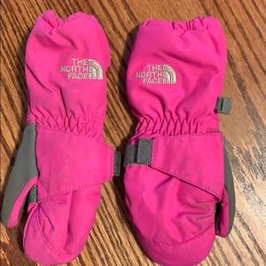 Kids north face gloves